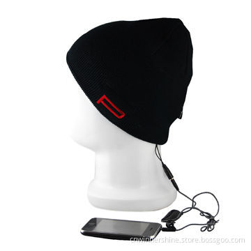 Audio beanie with fashion design and full cotton material headphone function